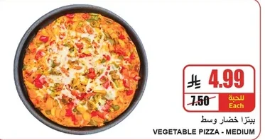 VEGETABLE PIZZA - MEDIUM
