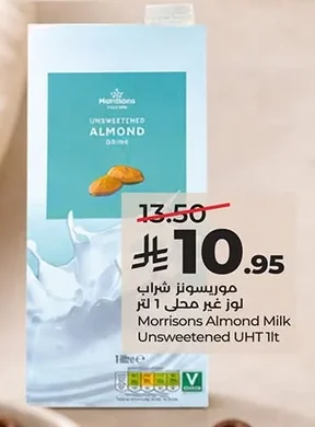 Morrisons Unsweetened Almond Drink