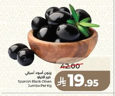 زيتون أسود أسباني كبير