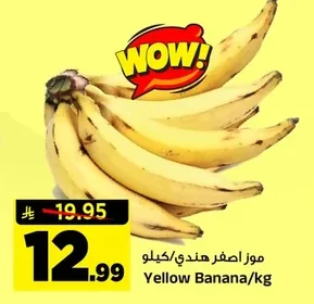 موز أصفر هندي