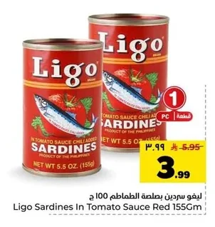 ليفو سردين بصلصة الطماطم