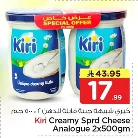 كيري شبيهة جبنة قابلة للدهن