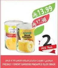 FRESHLY / ORIENT GARDENS PINEAPPLE SLICE 565GR