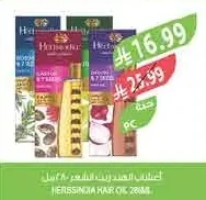 هيرسينديا زيت الشعر ٨٠مل