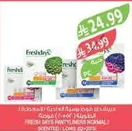 FRESH DAYS PANTYLINERS NORMAL / LONG