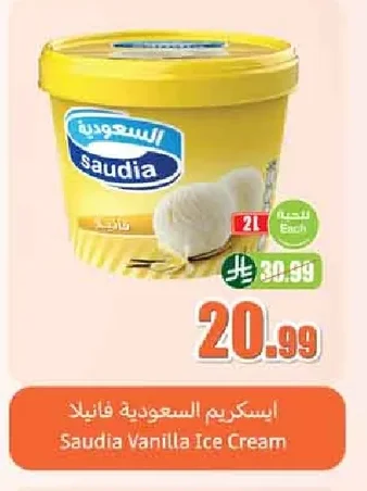 Saudia Vanilla Ice Cream