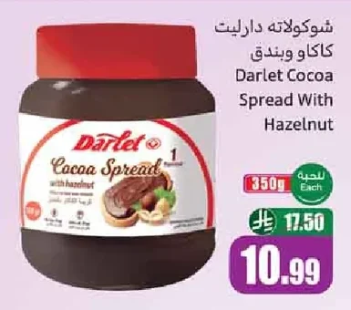 Darlet Chocolate Cocoa and Hazelnut