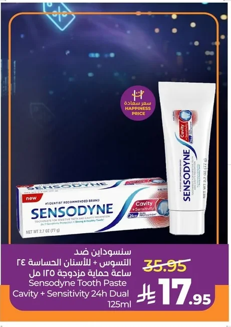 Sensodyne Tooth Paste Cavity + Sensitivity 24h Dual