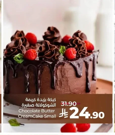 كيكة بزبدة كريمة الشوكولاتة الصغيرة
