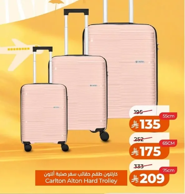 Carlton Hard Luggage Set