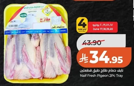 نايف حمام طازج طبق قطعتين