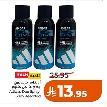 Adidas Deodorant Spray