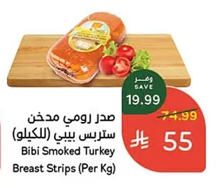 Smoked Turkey Breast Strips (Per Kg)