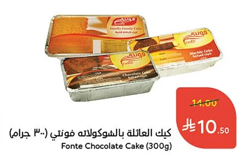 كيك العائلة بالشوكولاته فونتي (٣٠٠ جرام)