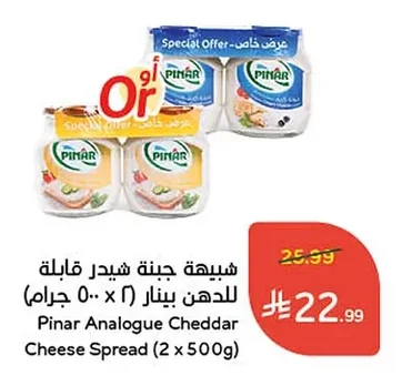 Pinar Analogue Cheddar Cheese Spread