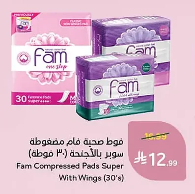 Fam Compact Super Pads with Wings