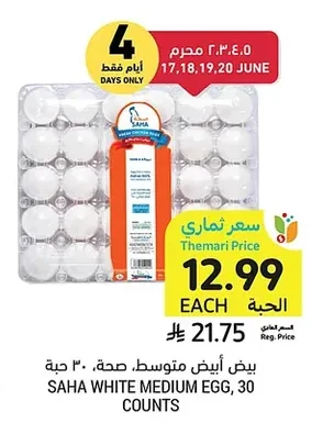 White Medium Eggs