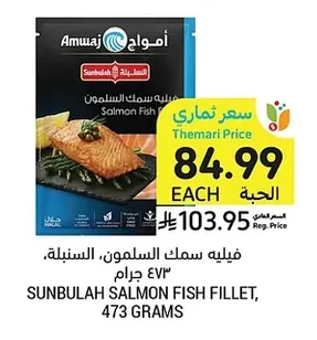 فيليه سمك السلمون، السنبلة