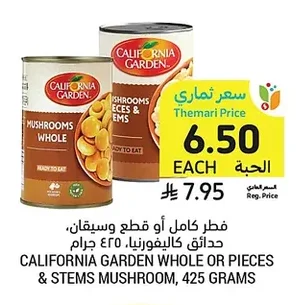 Whole or Pieces & Stems Mushrooms