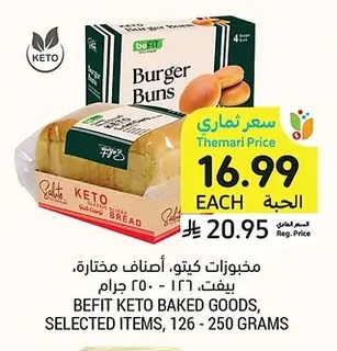 Keto Baked Goods, Selected Varieties
