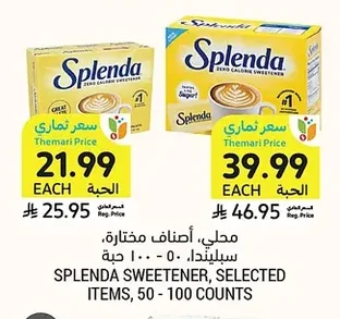 Sweetener, Selected Varieties