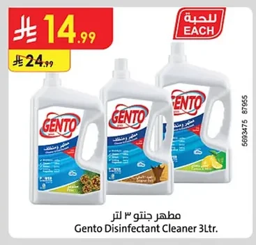 Gento Disinfectant Cleaner 3Ltr.