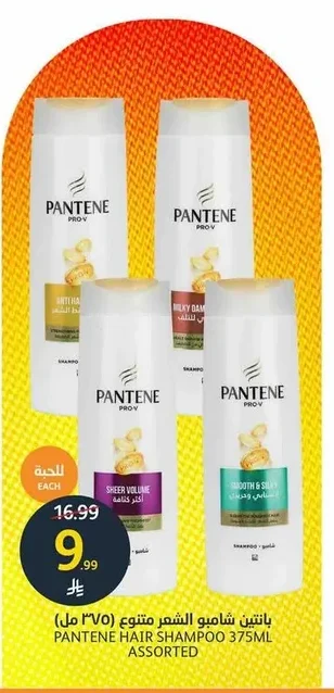 Pantene Shampoo Assorted (375ml)