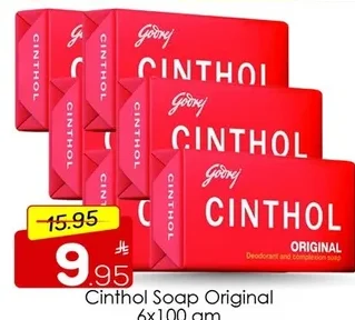 Cinthol Soap Original 6x100 gm