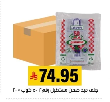 Gulfmaid Rectangular Dish No. 50 Cups 20x