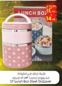 CF Stainless Steel Container 13x2 Layer