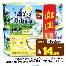 Orlanda Full Cream Evaporated Milk