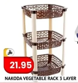 NAKODA VEGETABLE RACK 3 LAYER