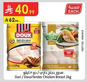 صدور دجاج داري / دو