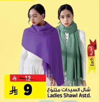 Ladies Shawl Astd.