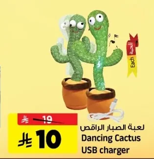 Dancing Cactus USB charger