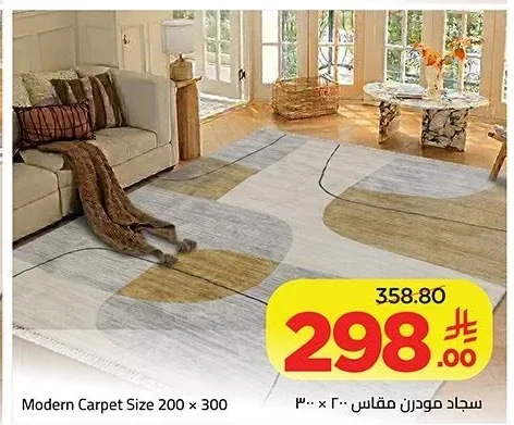 سجاد مودرن مقاس ٢٠٠ × ٣٠٠