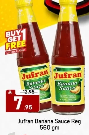 Jufran Banana Sauce Reg