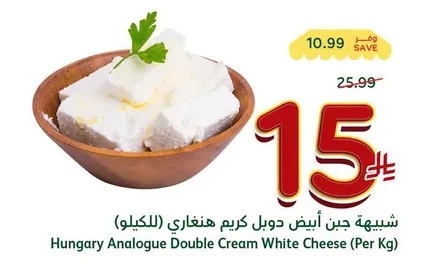 Hungary Analogue Double Cream White Cheese