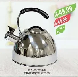 STAINLESS STEEL KETTLE 3L