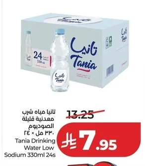 Tania Low Sodium Mineral Drinking Water