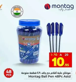 Assorted Ballpoint Pen Box 48pcs
