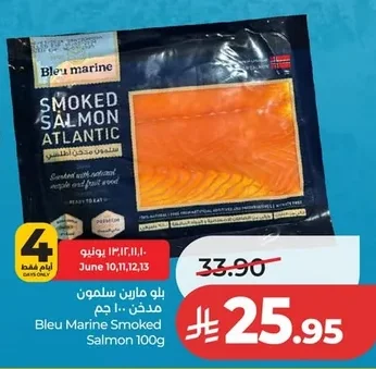 Bleu Marine Smoked Salmon 100g