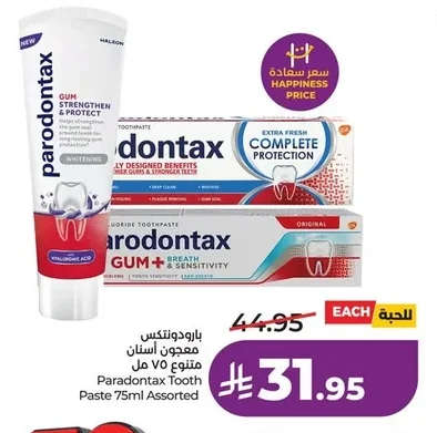 Parodontax Toothpaste Assorted