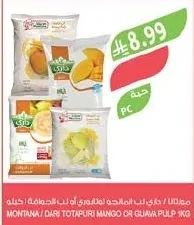 Tutti Frutti Mango or Guava Pulp