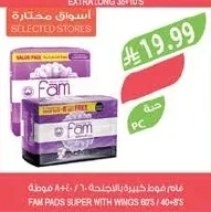 فام فوط كبيرة بالأجنحة
