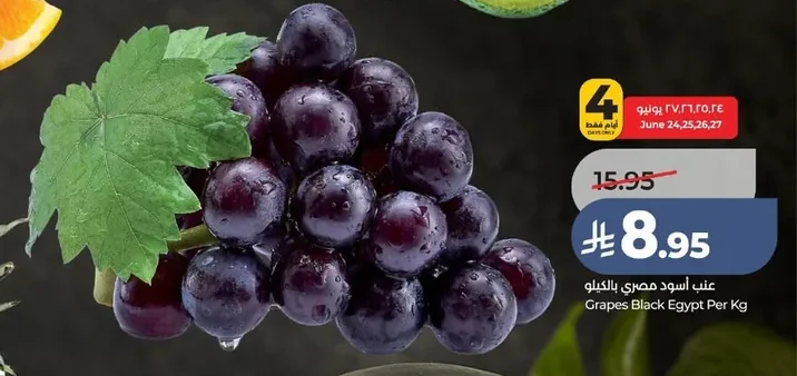 Grapes Black Egypt