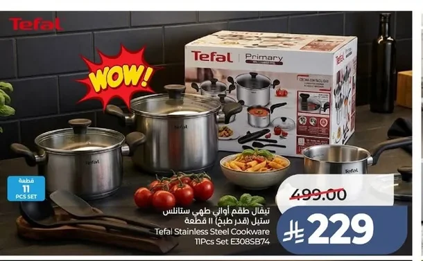 Tefal Stainless Steel Cookware Set (Pot)