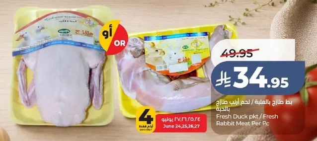 Fresh Duck pkt / Fresh Rabbit Meat
