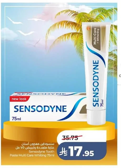 Sensodyne Toothpaste, Multi-Care & Whitening