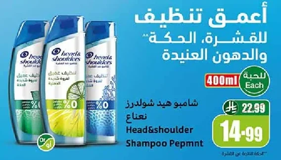 شامبو هيد شولدرز نعناع